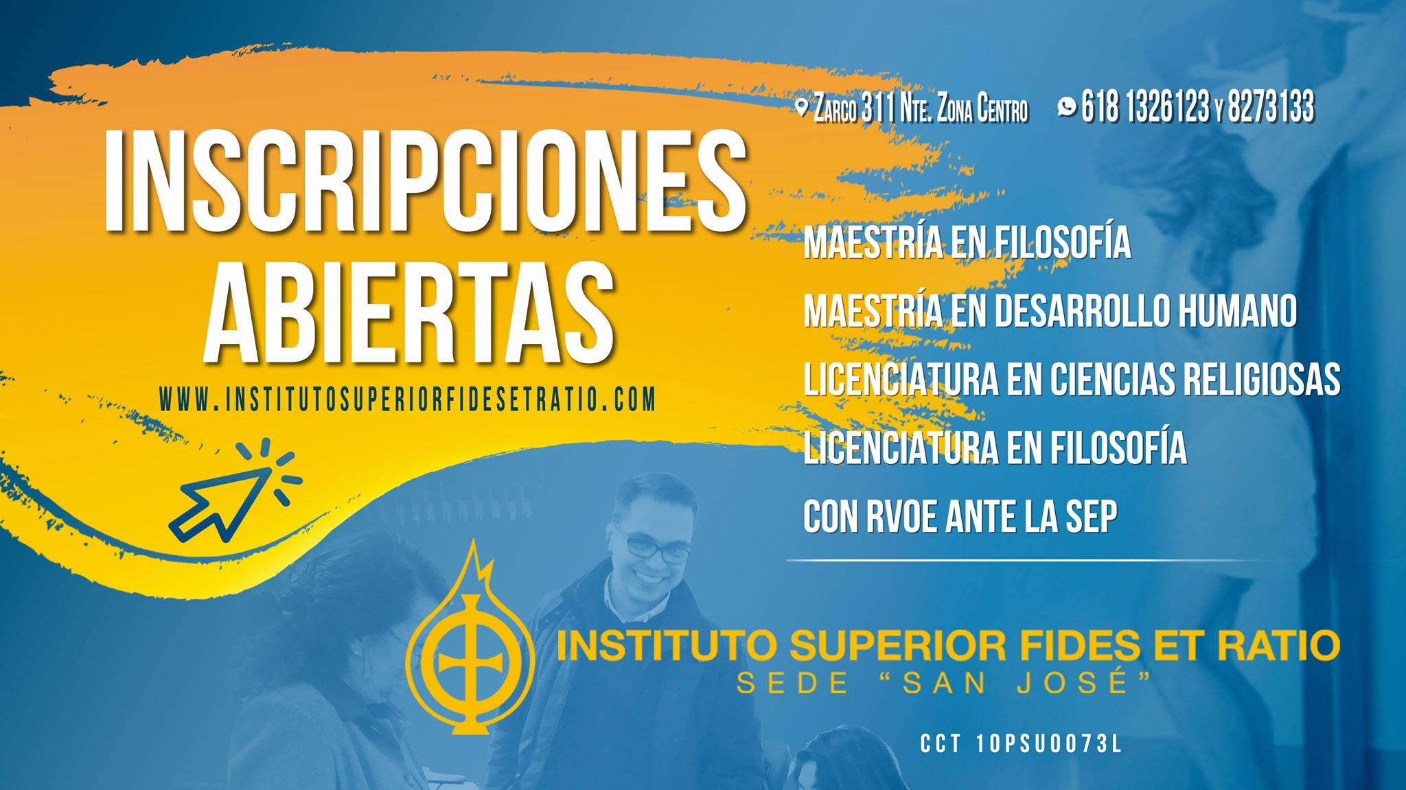 INSCRIPCIONES ABIERTAS A NUEVO SEMESTRE EN INSTITUTO FIDES ET RATIO