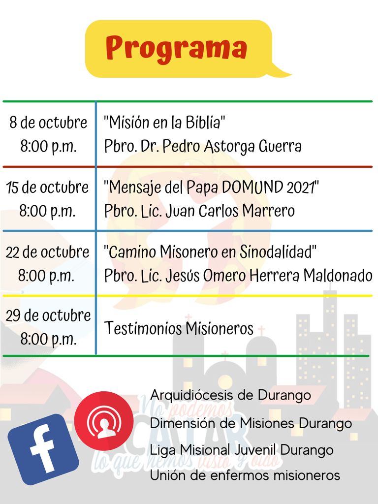 IGLESIA INVITA A SIMPOSIUM MISIONERO ONLINE