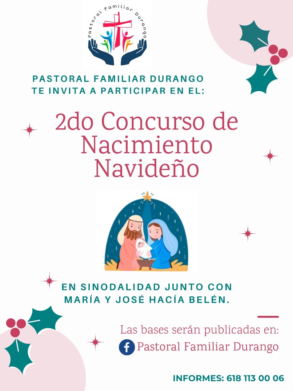 PASTORAL FAMILIAR CONVOCA A PARTICIPAR EN EL CONCURSO DE NACIMIENTOS