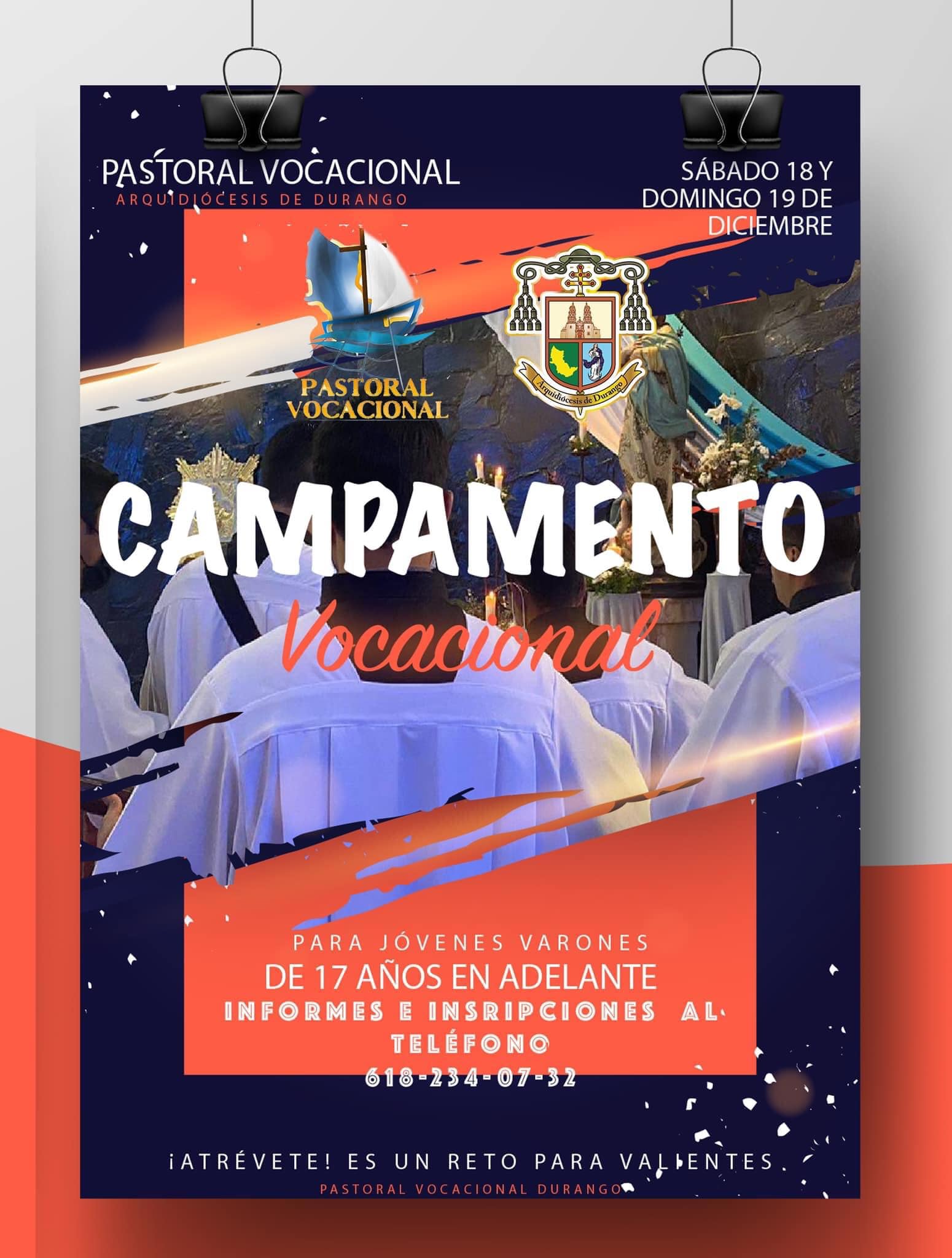 CAMPAMENTO VOCACIONAL PARA JÓVENES