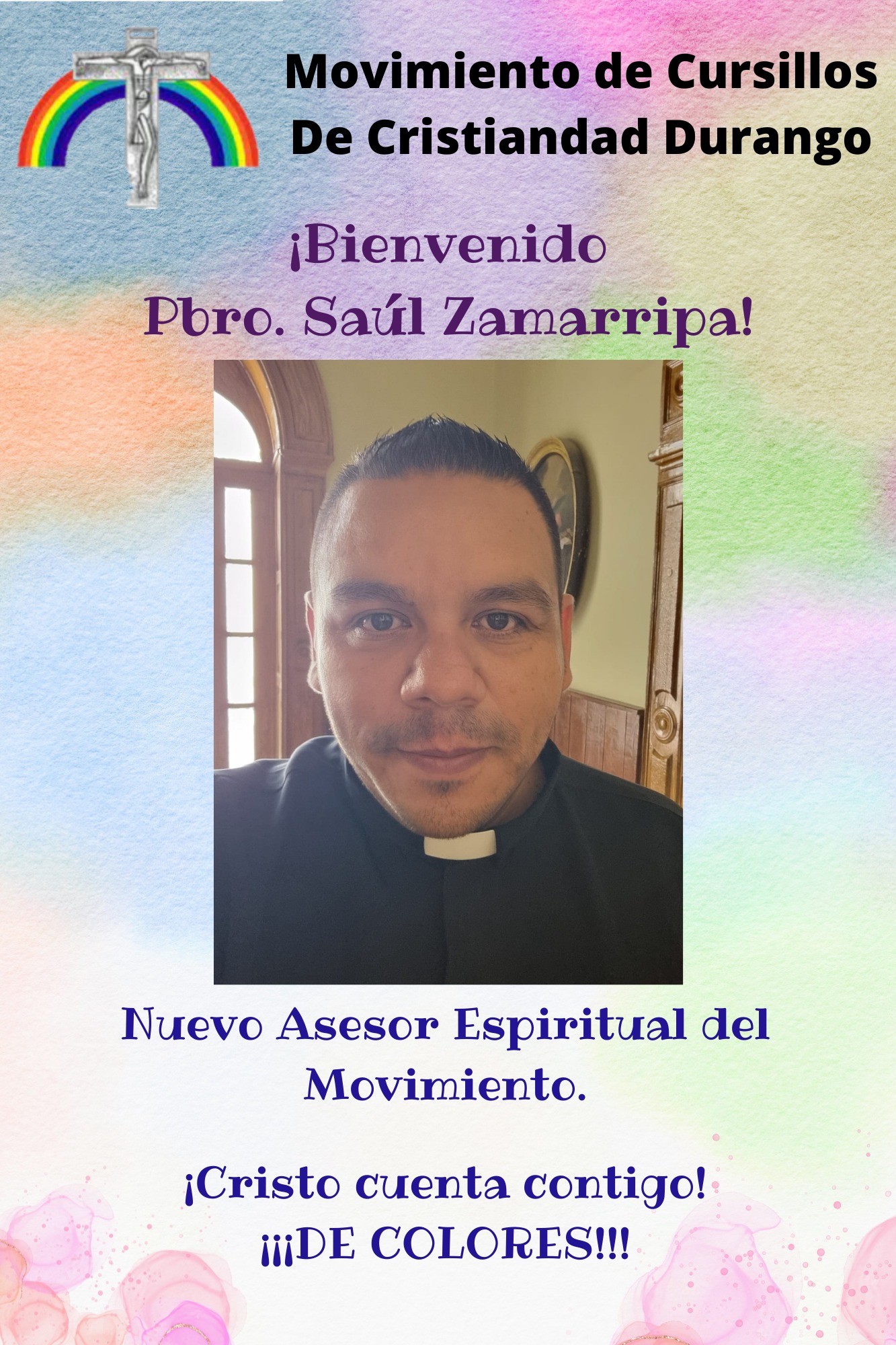 NUEVO ASESOR ESPIRITUAL PARA MOVIMIENTO DE CURSILLOS DE CRISTIANDAD