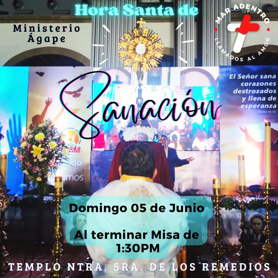 HORA SANTA MENSUAL DE SANACIÓN