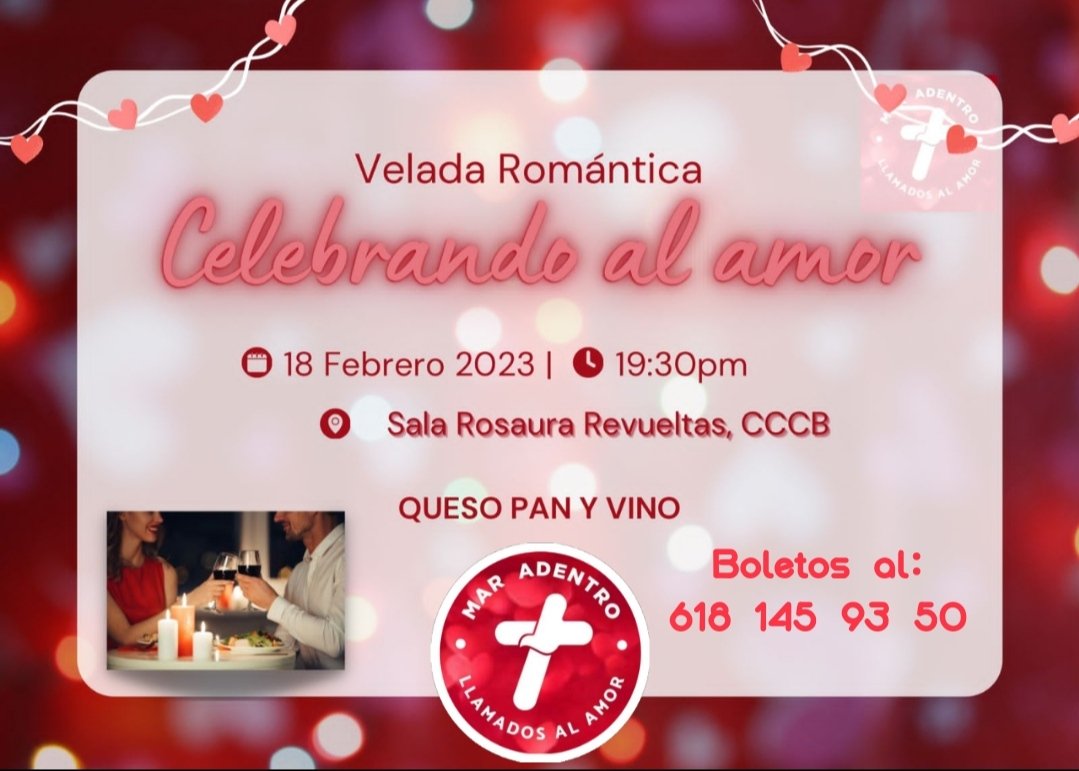 MAR ADENTRO INVITA A VELADA ROMANTICA